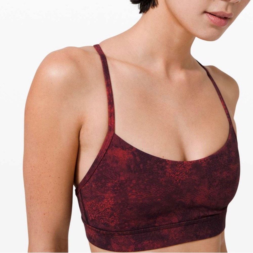 NWT Lululemon Flow Y Bra Lunar New Year Intricate Oasis Size 6